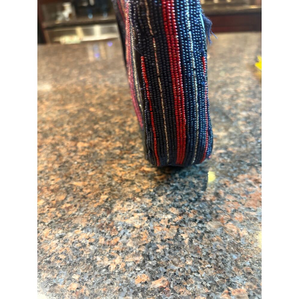 Roller Rabbit Navy Beaded Purse - Picture 5 of 14